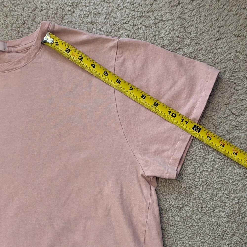 nuuds Relaxed Crewneck Tee in Blush Pink - Picture 8 of 8